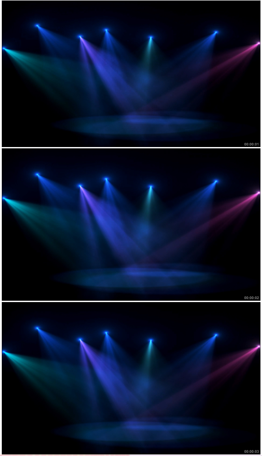 原创舞台灯光蓝色光束歌舞晚会舞蹈高清背景视频-版权可商用